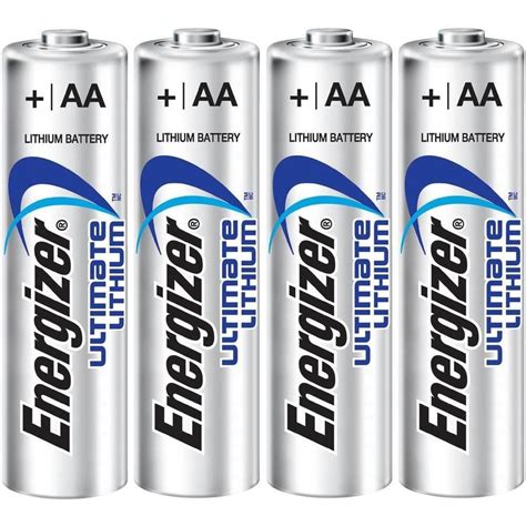Energizer Ultimate Lithium Aa 15v Batteries 4 Pack