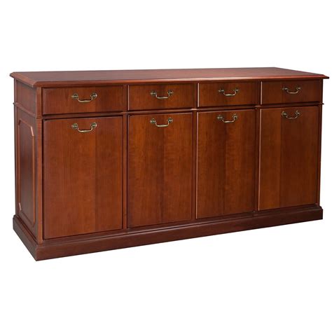 Maybe you would like to learn more about one of these? Kimball Senator Used 4 Door Credenza, Cherry | National ...