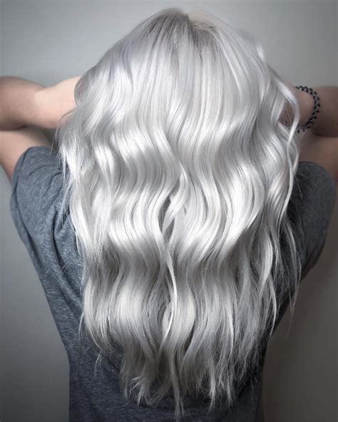 Silver White Hair Gorgeous Silver Blonde Hair Silver Blonde