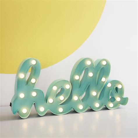 Light up words wall decor. Baby and Children's Bedroom Lighting | Word wall art, Light up words, Wall decor bedroom