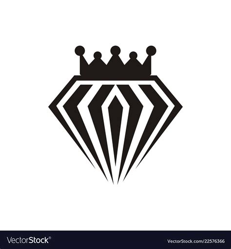 Diamond Logo Design Inspiration Royalty Free Vector Image