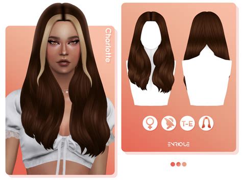 Enrique Charlotte Hairstyle Patreon The Sims 4 Catalog