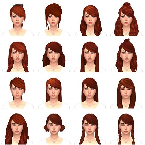 Baby Bangs And Dine Out Bangs As Accessories Sims Hair Sims Sims 4