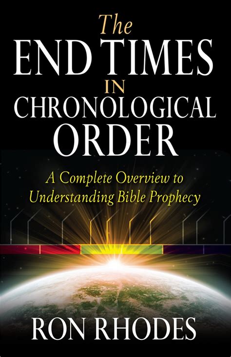 The End Times In Chronological Order Free Delivery At Uk