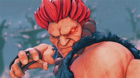 Street Fighter V Akuma Intro Critical Art Victory Pose All