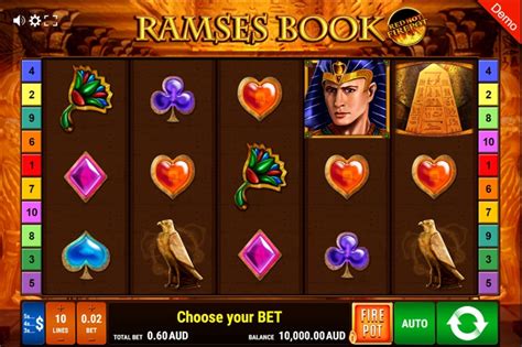 ramses book red hot firepot free play in demo mode
