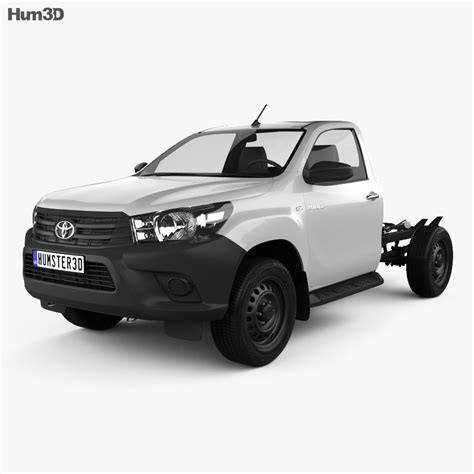 Toyota Hilux Workmate Single Cab Chassis 2018 3d Model Vehicles On Hum3d
