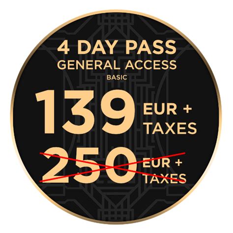 In Town Ro General Access Basic Untold 2023 4 Day Pass International