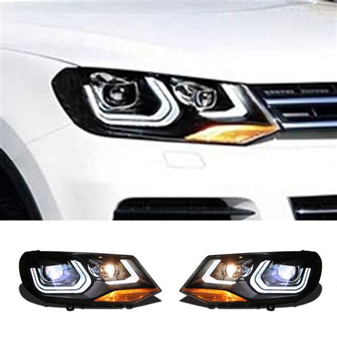 For Volkswagen Touareg Led Headlights Projector Led Drl Replace Oem