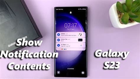 How To Show Notification Contents On Lock Screen In Samsung Galaxy S23