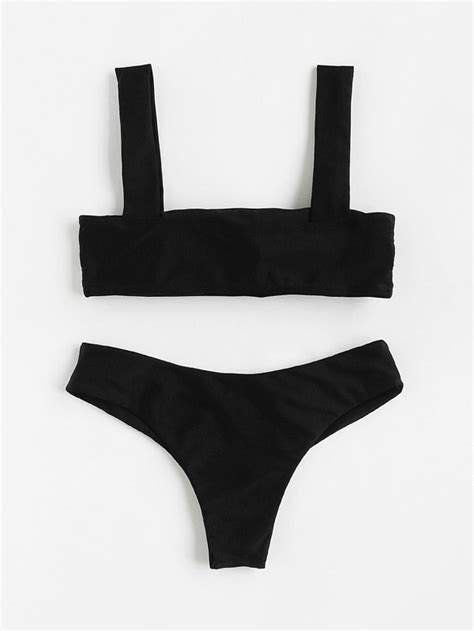 Is That The New Square Neck Top With High Leg Bikini Set Romwe Usa