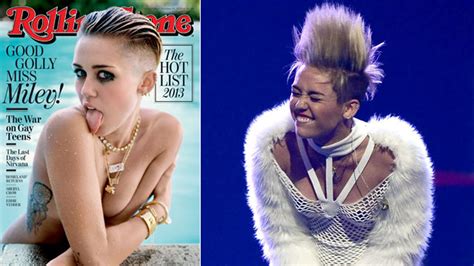 Miley Cyrus Topless And Tongue Out For Rolling Stone Talks About