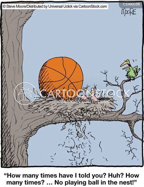 Basketball Player Cartoons And Comics Funny Pictures From Cartoonstock