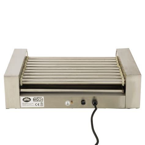 Roller Dog Rdb24ss Commercial 24 Hot Dog 9 Roller Grill Cooker Machine