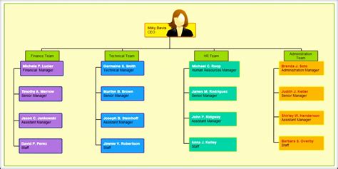 Example Of Small Business Organizational Chart