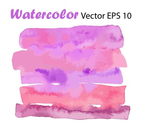 Vector Abstract Watercolor Background For Quote Girly Watercolour