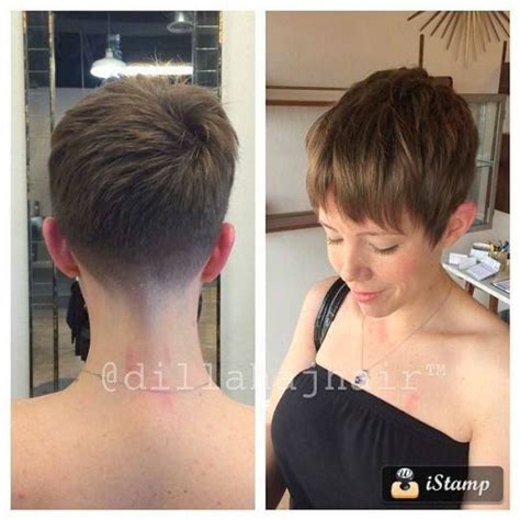 Tapered Nape Pixie Cut Cuts Shaved Pixie Cut Shaved