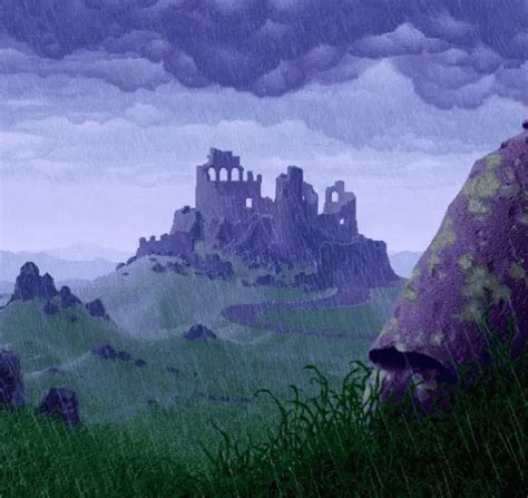 Castle Animated Gif Castle Animated Raining Discover Share Gifs My My