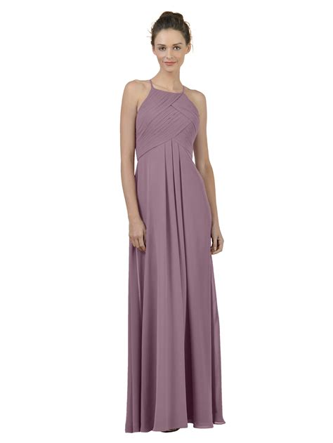 Alicepub Long Chiffon Plus Size Bridesmaid Dress Maxi Evening Gown A