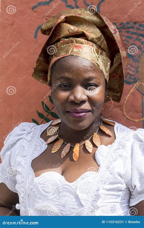 Portrait Of The West African Woman Stock Image Image Of Africa