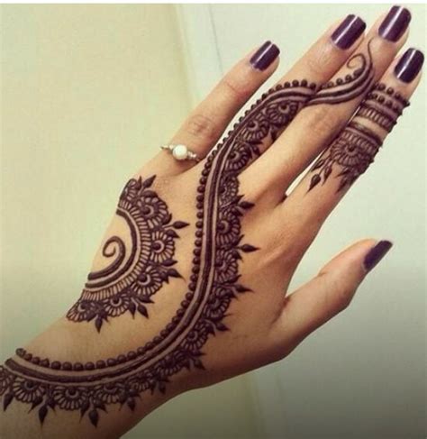 Simple Henna Designs Step By Step