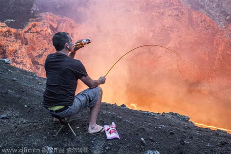 Daredevil Roasts Marshmallows Over Volcano 1 Cn