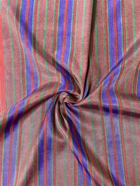 Multicolor Striped 22 Inches Wide Woven Fabric Byasemin