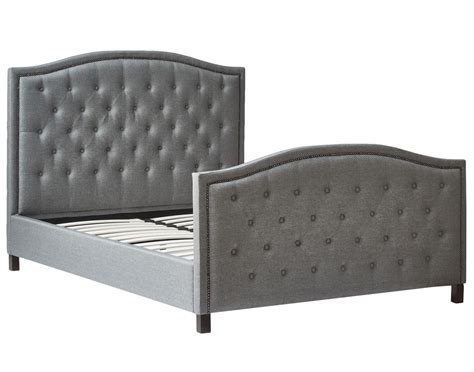 New Light Grey Luxury Queen Bed Frame Ebay