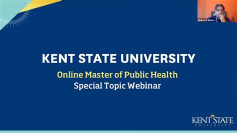 About Kent State Master Of Public Health Youtube
