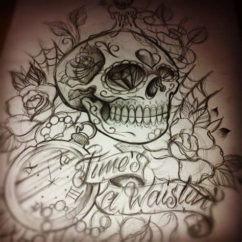 Sick Drawing Tattoo Tattoos Ink Awesome Tattoo Sugar Skull