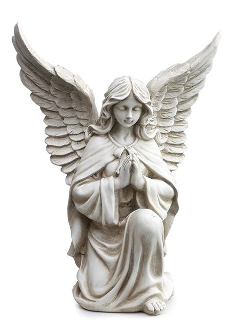 Praying Angel Kneeling Pose Garden Statue Statue Tattoo Angel