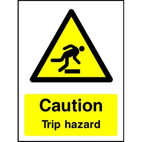 Kpcm Caution Trip Hazard Sign Made In The Uk
