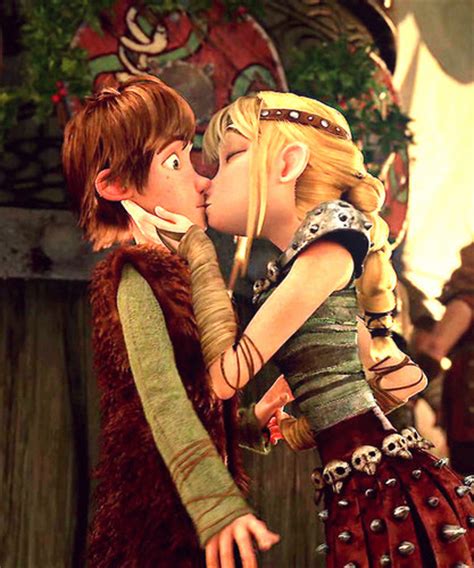 How To Train Your Dragon Astrid And Ruffnut Kissing