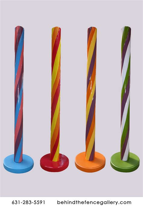 Rainbow Stripe Candy Sticks Rainbow Stripe Candy Sticks Cans071 Pg