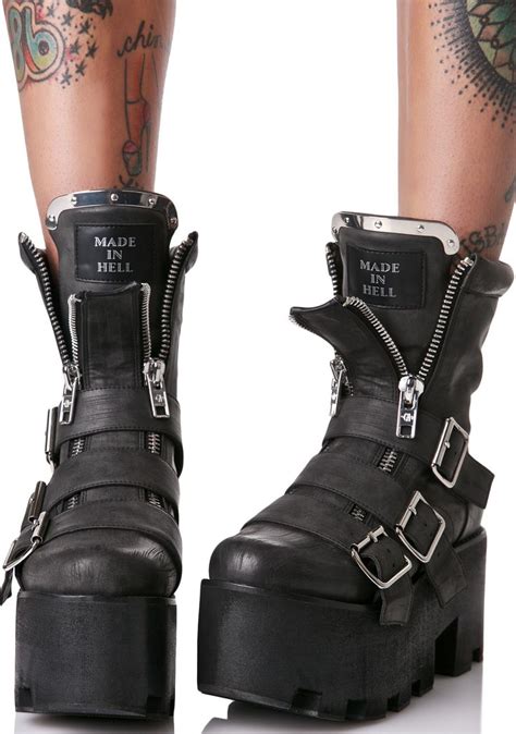 Current Mood Detroit Boots Goth Boots Goth Shoes Gothic Shoes
