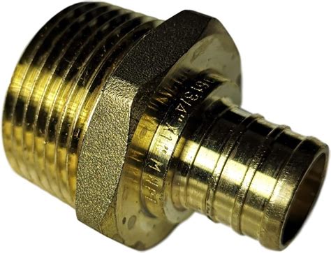 Pieces Xfitting Pex X Male Npt Threaded Adapter Brass Crimp