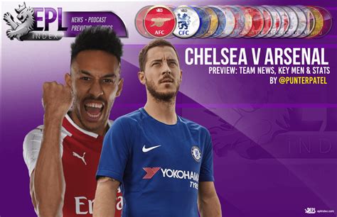 Chelsea Vs Arsenal Preview Team News Stats And Key Men Epl Index