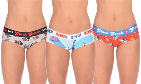 up to 36 off on ginch gonch women s gogo panties groupon goods
