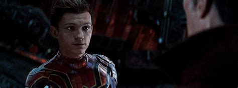 Tom Holland As Peter Parkerspider Man In Avengers Infinity War