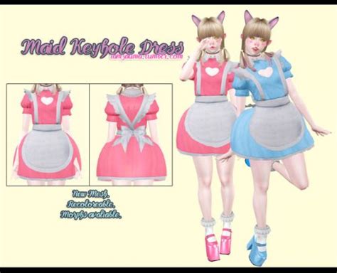 Sims 4 Cc Maid Outfit Keyhole