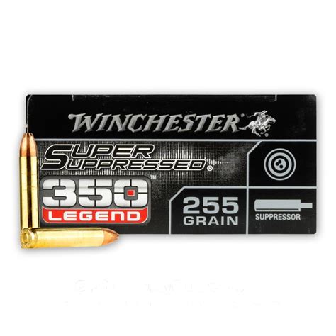 350 Legend 255 Grain Open Tip Subsonic Winchester Super Suppressed