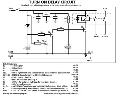 12v Time Delay Relay Wiring Diagram Wiring Diagram And Schematic