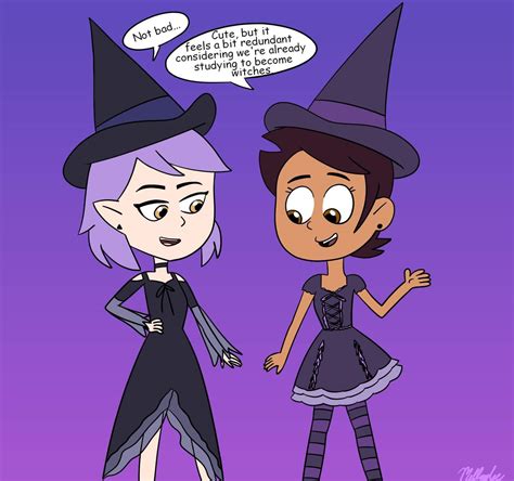 Luz And Amity Witch Costumes Cartoon Amino