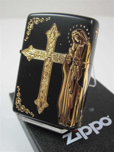 Each 18k solid gold zippo lighter comes in a custom crafted cherry gift box with certificate of registration. Zippo Shop DARUMAYA: Zippo lighters: Zippo Maria & cross ...