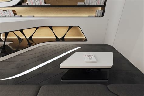 Futuristic Home Office Concept Interior Design Ideas