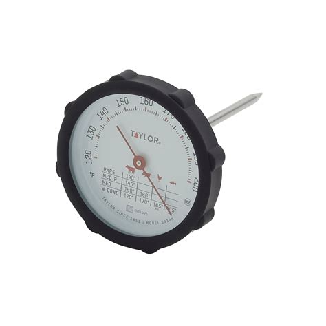 Leave In Meat Thermometer With Silicone Grip Taylor Usa