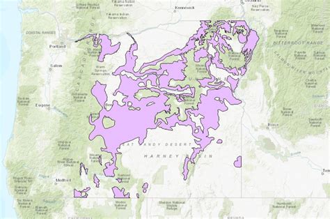 Elk Winter Range Eastern Oregon Data Basin