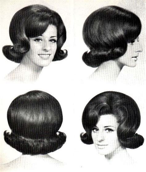 1960s Bubble Flip Vintage Hairstyles Hair Styles 60s Hair