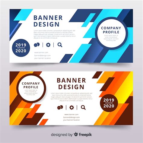 Desain Banner Keren Free Vectors And Psds To Download