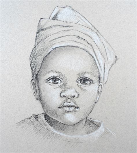 The challenge is simple, quick, and really creative compared to some of the other tiktok challenges out there. Portrait of a child from Carole Massey's 'How To Draw ...